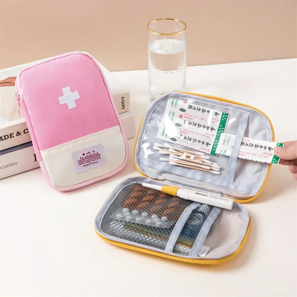 Portable Medical Bag – Compact First Aid & Medicine Organizer for Travel & Home Use