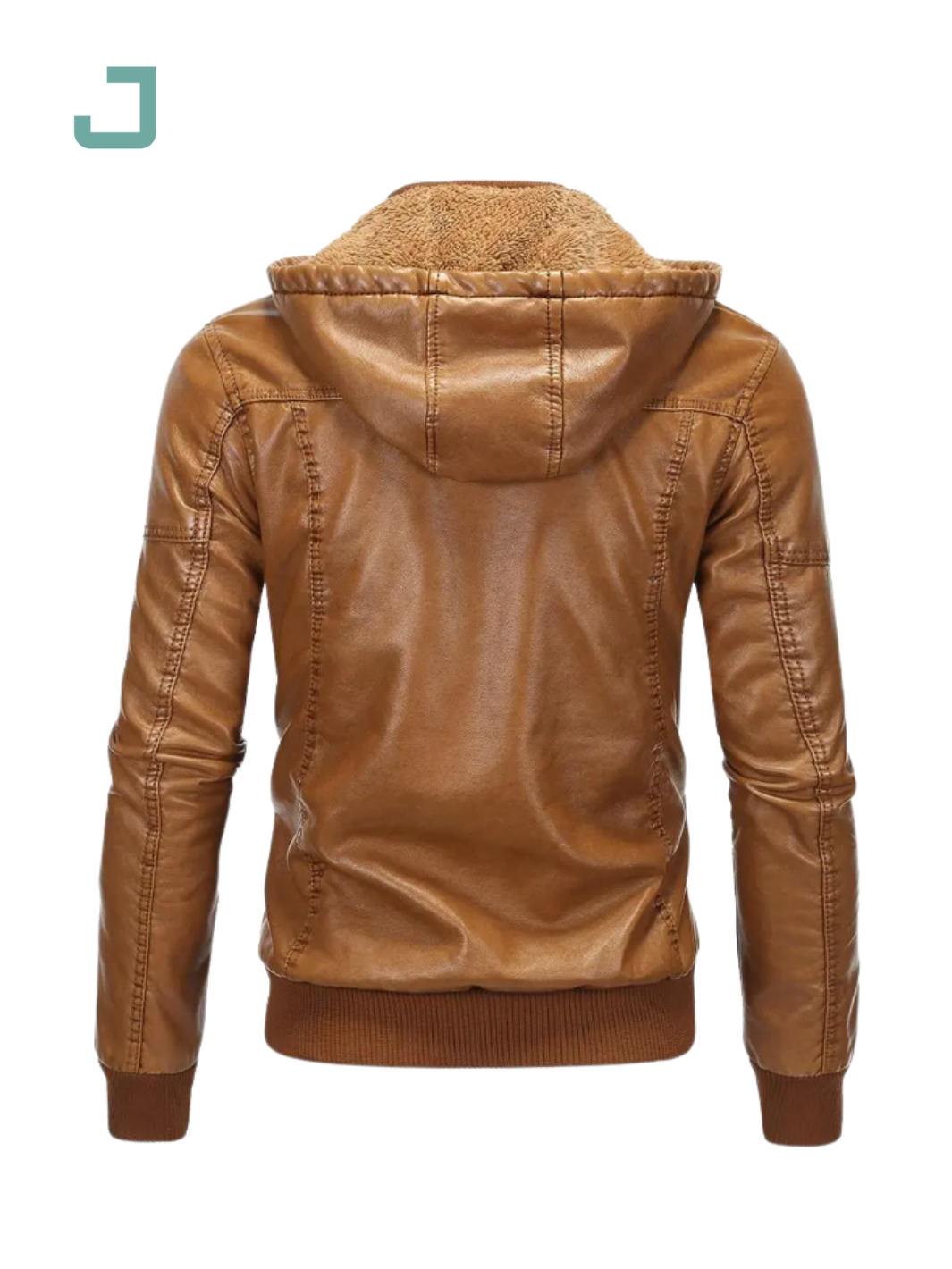 Wholesale Men's PU Leather Bomber Biker Jacket – Winter Faux Leather with Hood