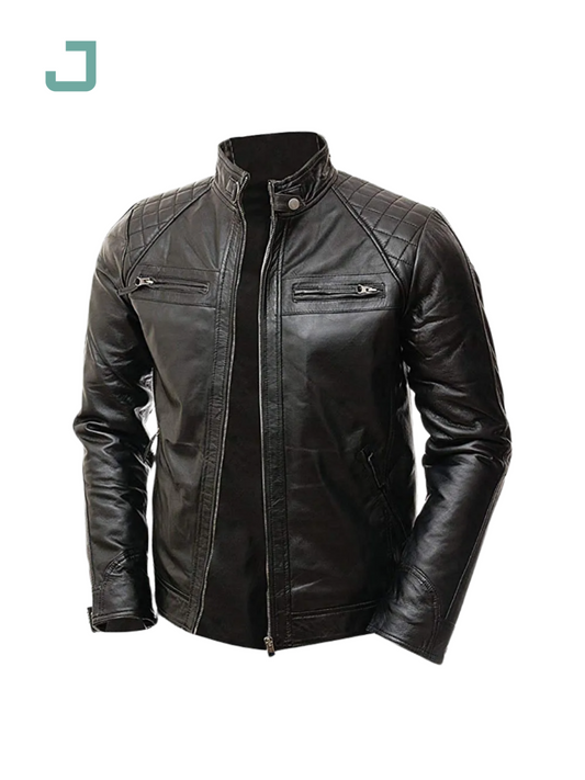 Best-Selling Men's PU Leather Jacket – Custom Made with Private Label at Low Price