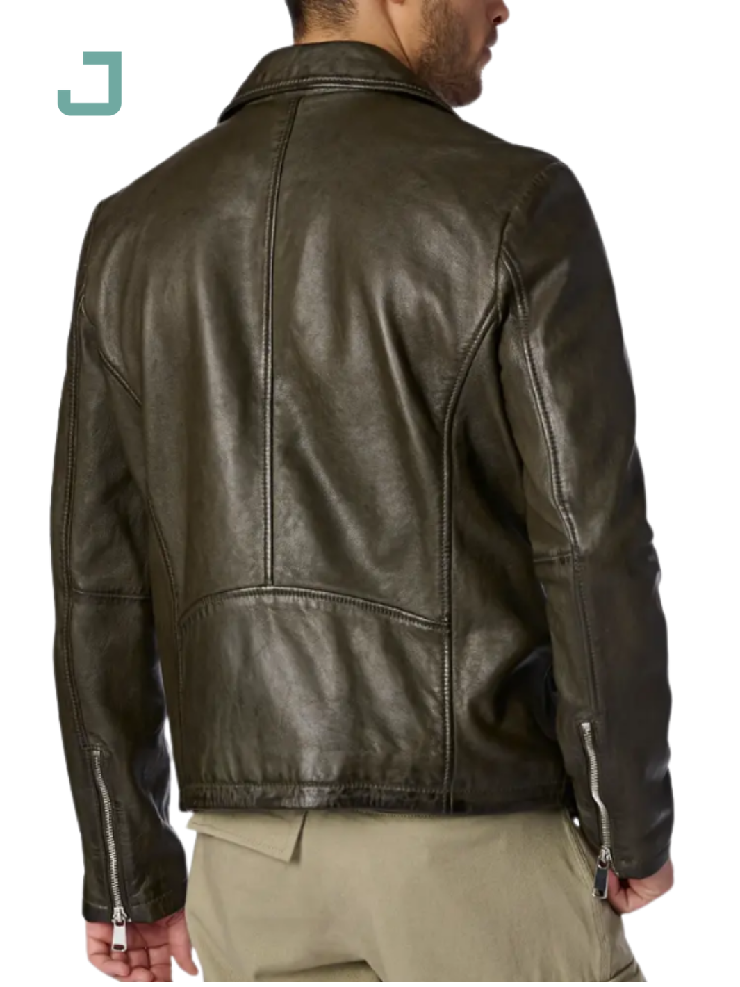 Top-Quality Men's Leather Motorcycle Jacket – New Design, Made in Pakistan at Low Price