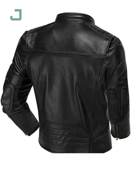 Top-Selling Men's Stylish Leather Jacket – Best Price & Premium Quality