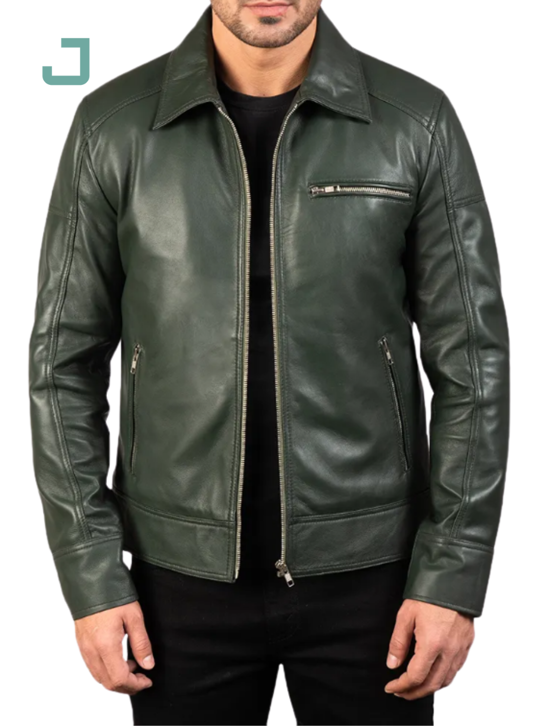 2025 Men's Biker Leather Jacket – Winter Warm, Breathable & High-Quality Genuine Leather, Wholesale