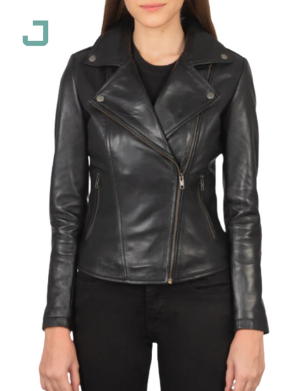 Flashback Leather Biker Jacket – Classic Moto Style with Premium Craftsmanship