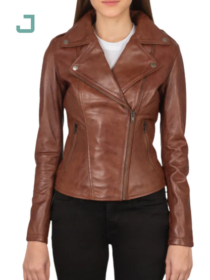 Flashback Leather Biker Jacket – Classic Moto Style with Premium Craftsmanship