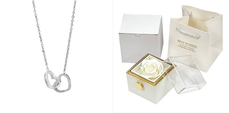 Rotating Soap Rose Gift Box – Creative Jewelry Packaging & Elegant Gift for Women