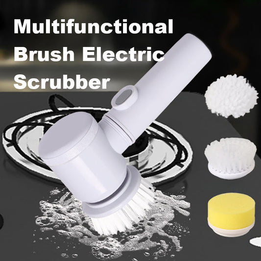 Rechargeable Electric Scrubber – Multifunctional Dishwashing & Stove Cleaning Brush