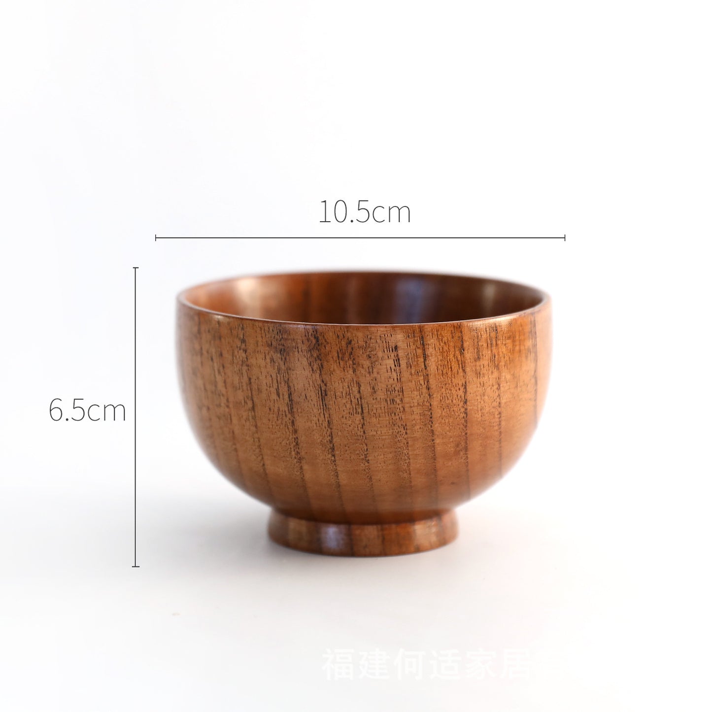 Japanese-Style Wooden Bowl – Perfect for Rice, Soup & Salad | Eco-Friendly Tableware for Home & Kids