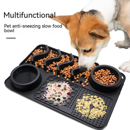 Dog Licking Pad – Silicone Slow Feeder Mat for Anxiety Relief & Interactive Pet Feeding