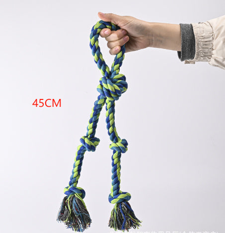 Heavy-Duty Rope Knot Dog Toy – Tough Chew & Tug-of-War Toy for Large Breeds