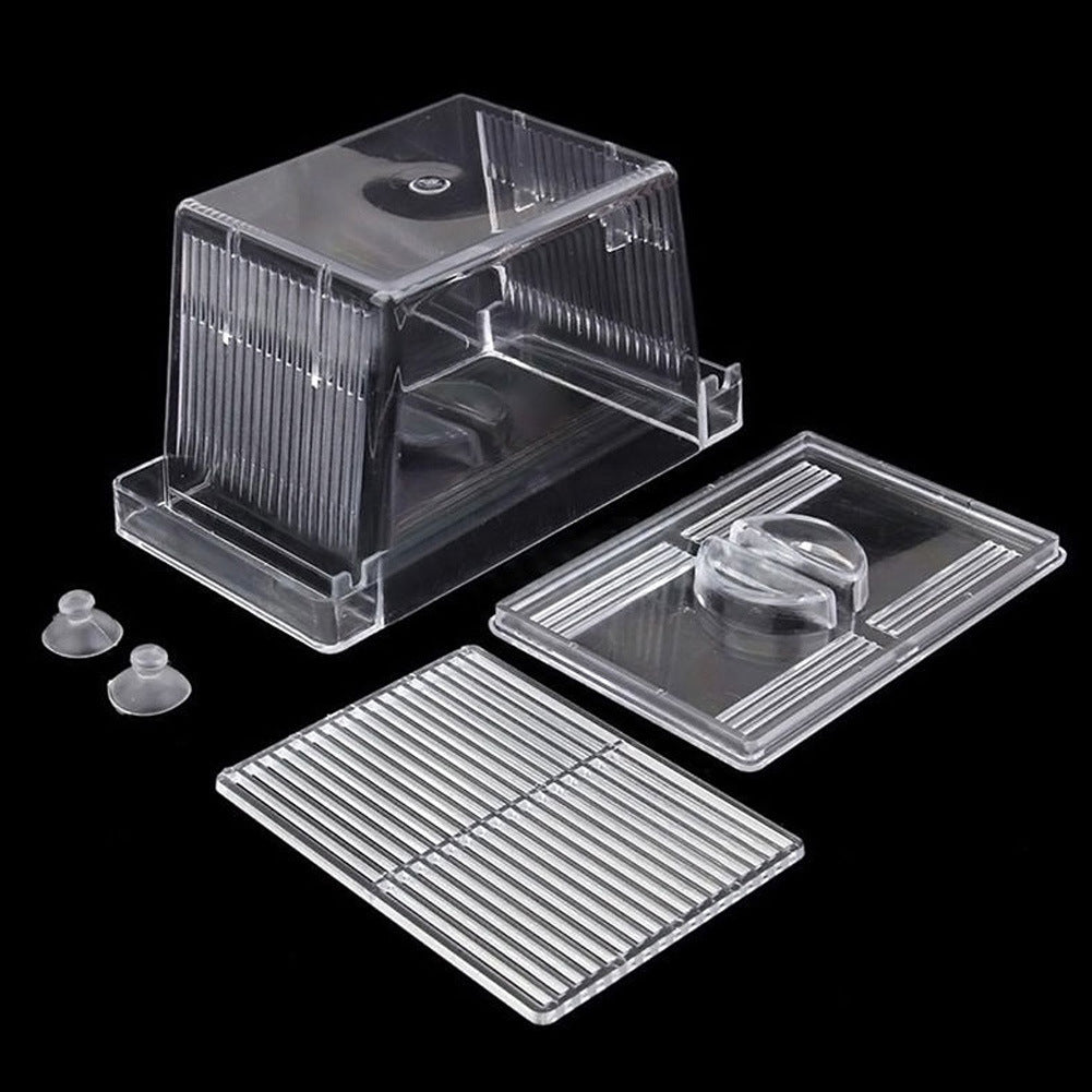 Acrylic Fish Tank Incubation Box – Transparent Breeding Hatchery for Aquariums