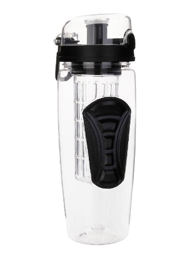 1000ml BPA-Free Fruit Infuser Water Bottle – Plastic Sports Drink Shaker for Juice & Hydration