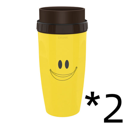 Portable Double-Insulated Twist Cup – Travel Tumbler with Straw for Kids & Adults