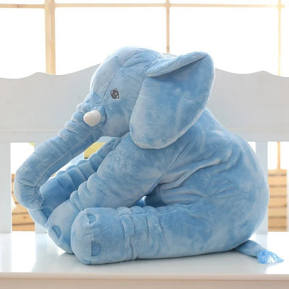 Soft Elephant Plush Toy – Cozy Baby Sleep Pillow & Comfort Companion