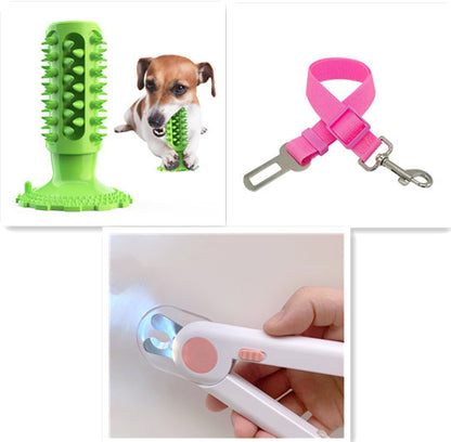 Dog Teeth Cleaning Toy – Suction Cup Molar Stick for Chewing & Dental Health