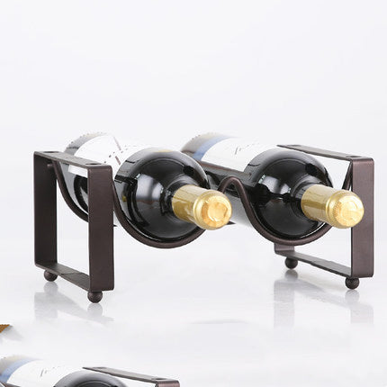 Stackable Wine Bottle Rack – Stylish Wine Bracket for Cabinet & Display Shelf