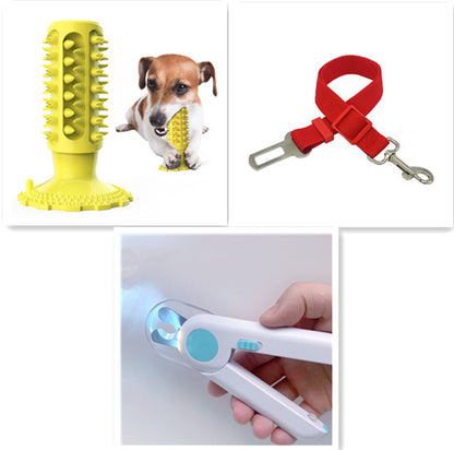 Dog Teeth Cleaning Toy – Suction Cup Molar Stick for Chewing & Dental Health